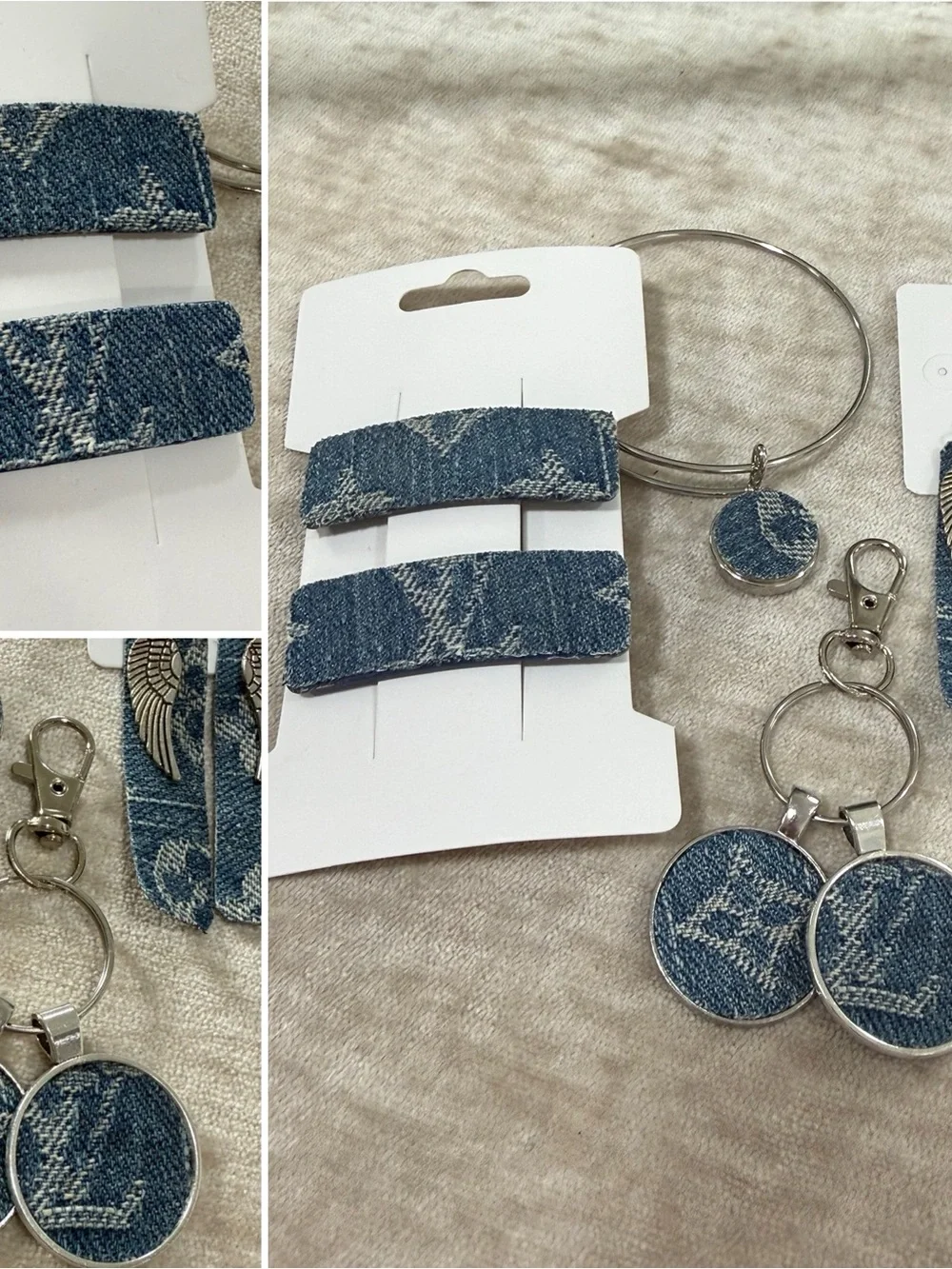 Louis Vuitton earrings key